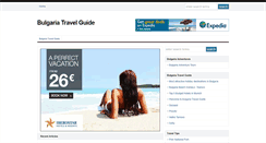 Desktop Screenshot of bulgaria-travelguide.info