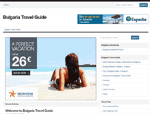Tablet Screenshot of bulgaria-travelguide.info